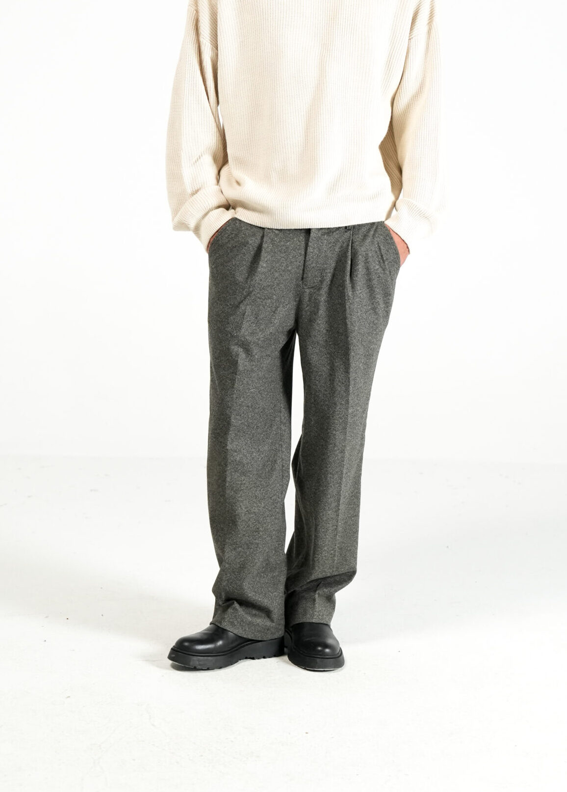 wool pleated pants wool pleated pants